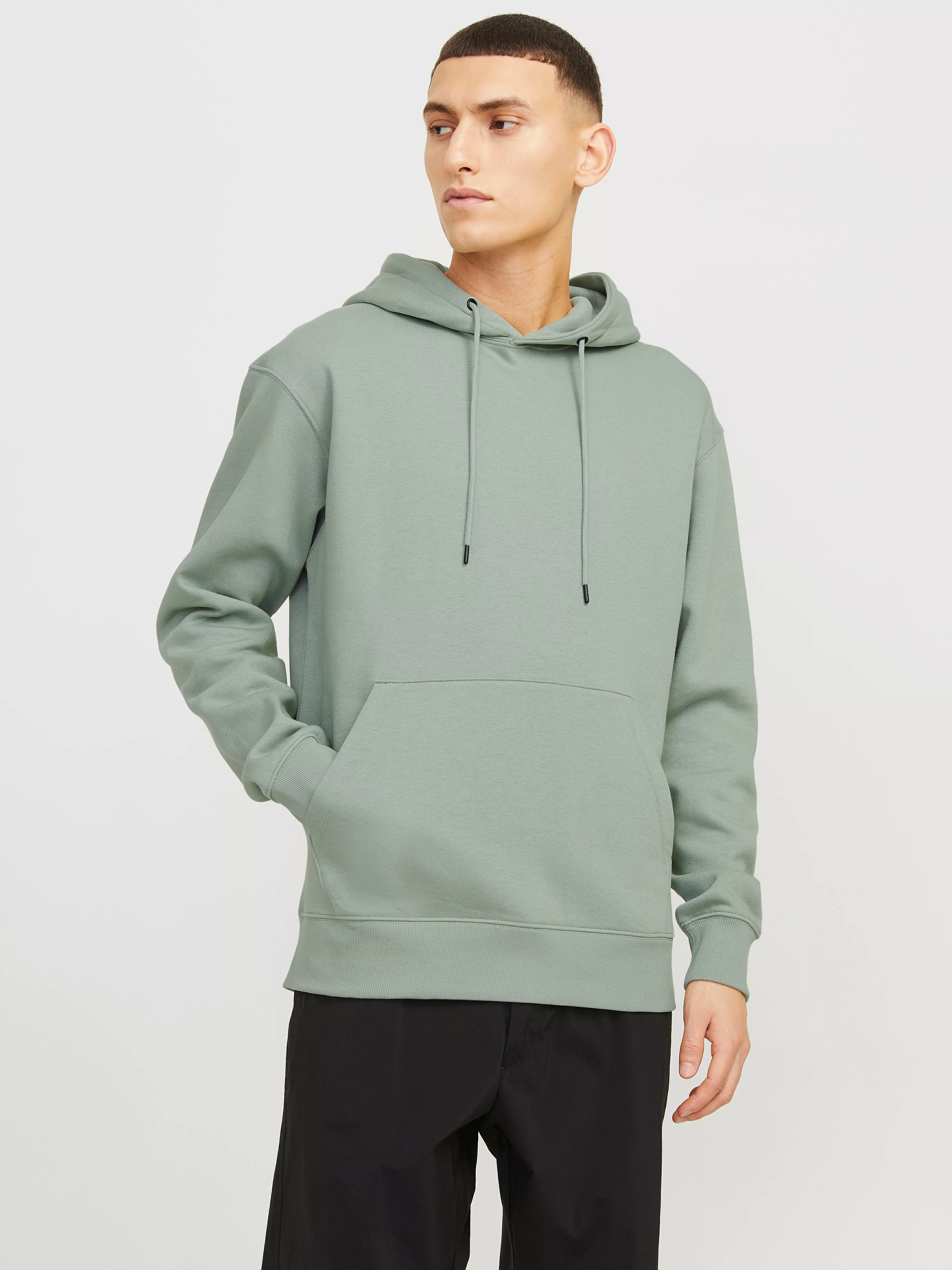 Jack & Jones Kapuzensweatshirt JJESTAR BASIC SWEAT HOOD NOOS mit Rippbündch günstig online kaufen