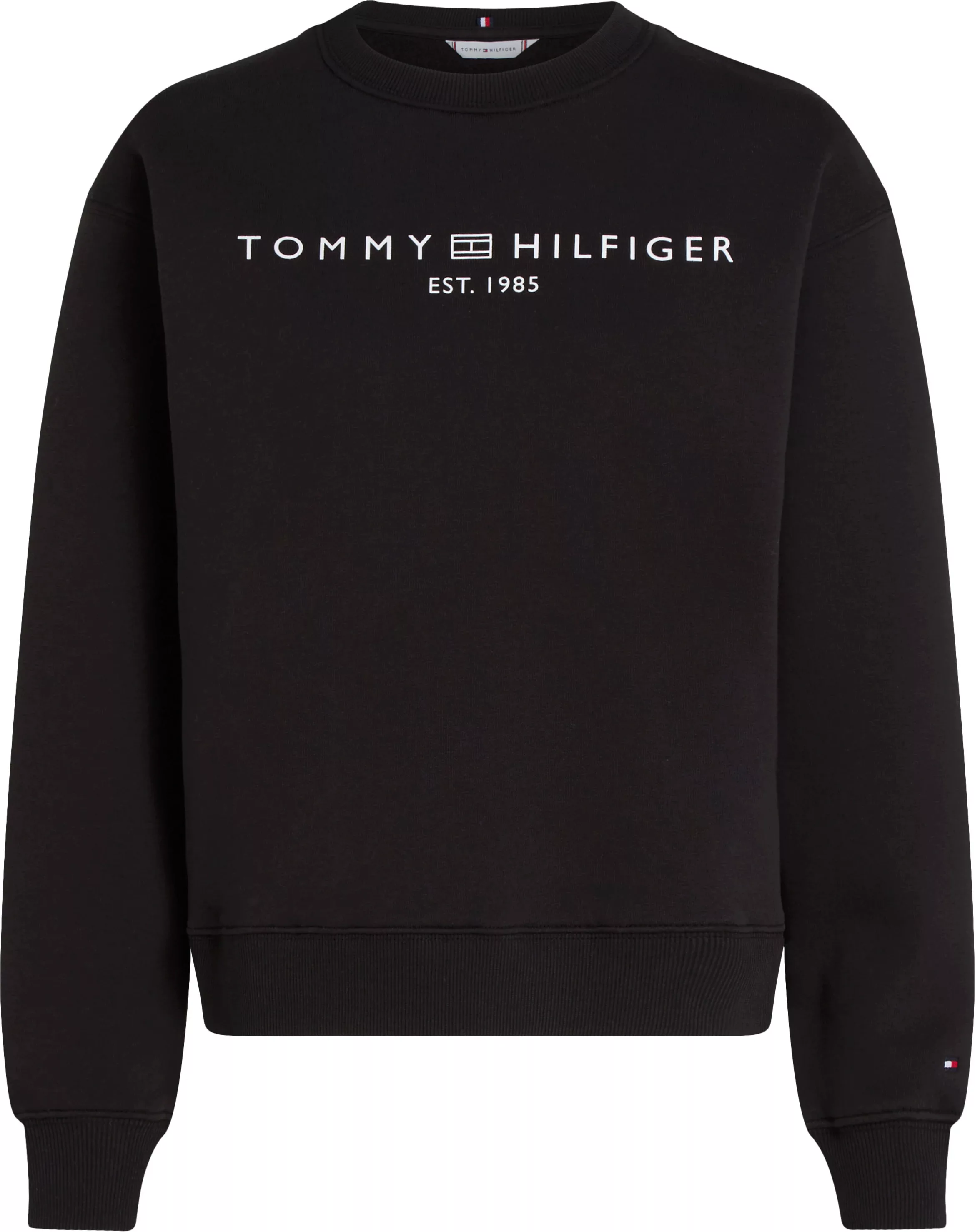 Tommy Hilfiger Sweatshirt "MDRN REG CORP LOGO C-NK SWTSHRT", im hüftlangen günstig online kaufen