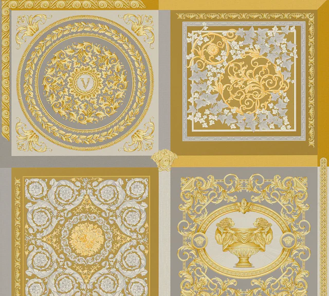 Versace Vliestapete »Wallpaper Versace 5 Design Patchwork«, leicht glänzend günstig online kaufen