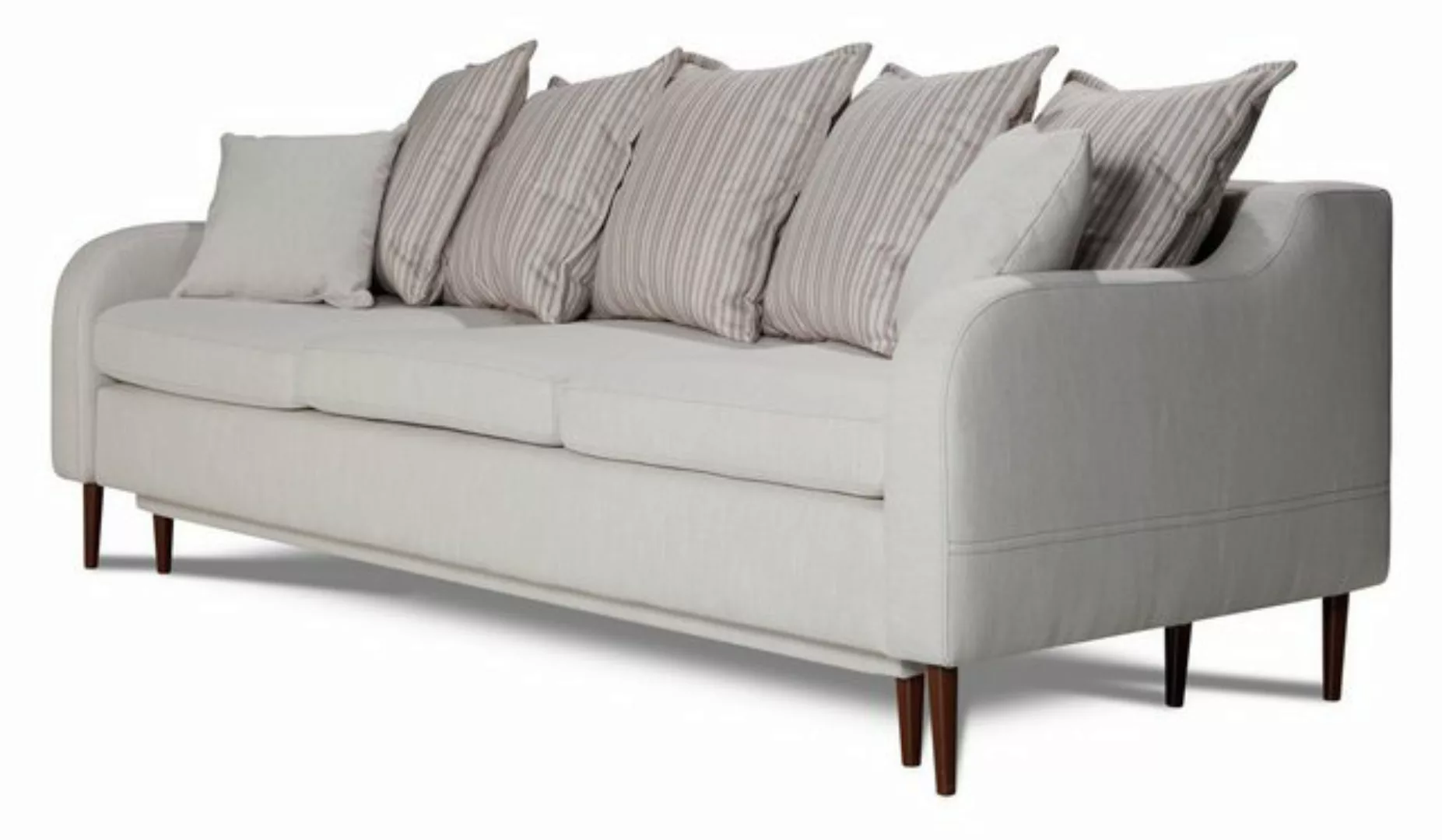 Xlmoebel Sofa Dreisitzer Sofa Landhausstil Polstercouch Textil Schlafsofa B günstig online kaufen