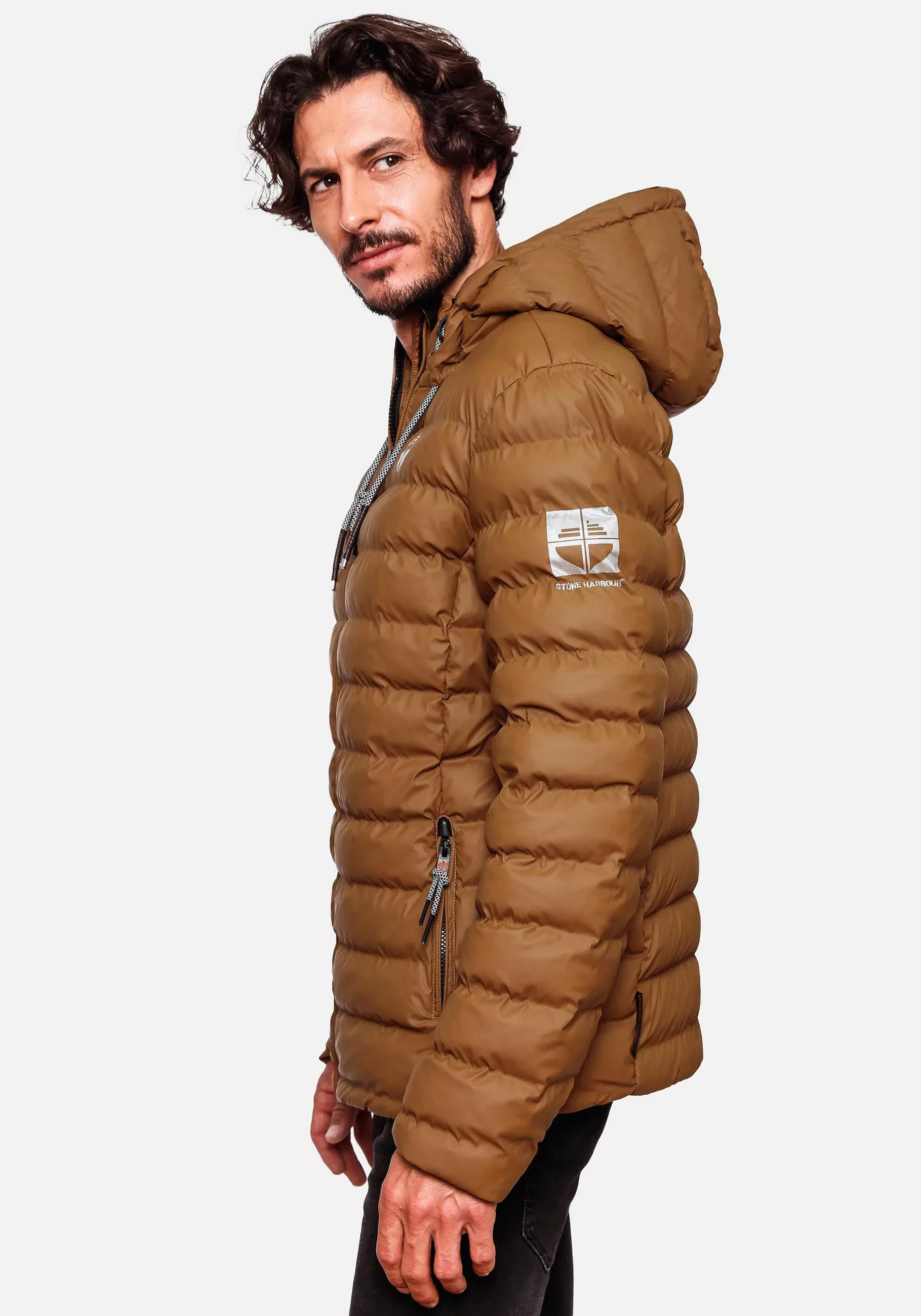 Stone Harbour Winterjacke "Zaharoo", mit Kapuze, Wasserdichte, gesteppte Re günstig online kaufen