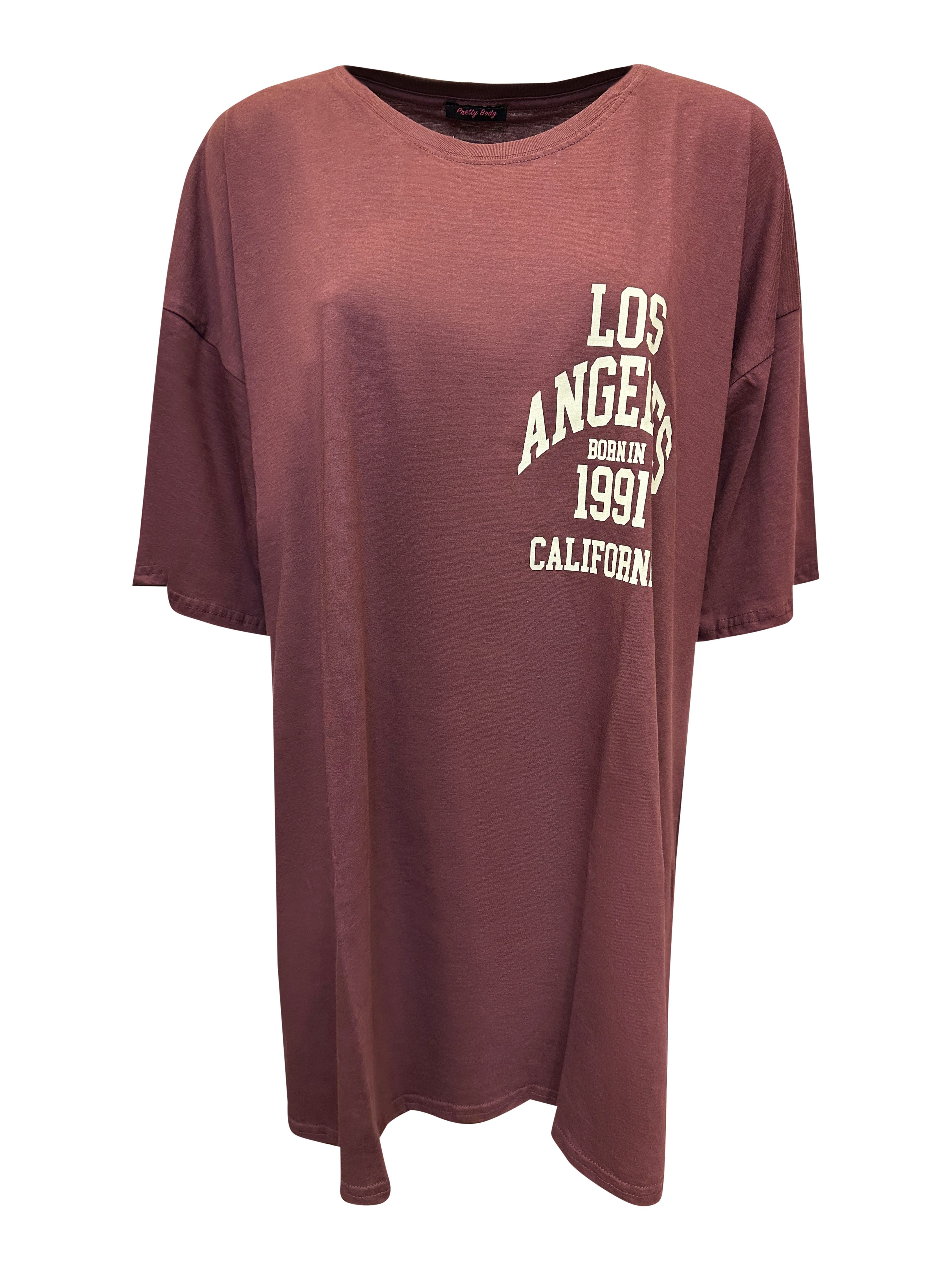 Worldclassca T-Shirt Worldclassca Oversized Print LA günstig online kaufen