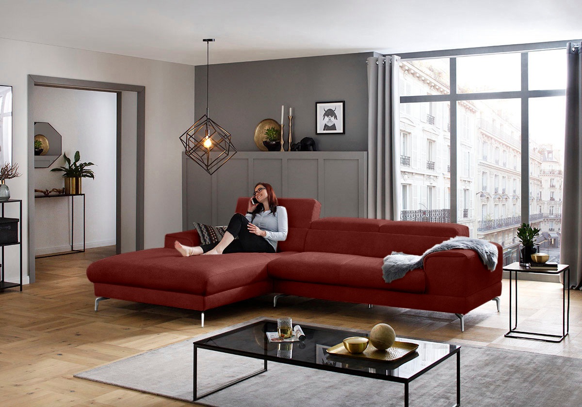 W.SCHILLIG Ecksofa "piedroo, Designsofa mit tollem Sitzkomfort, bequem und günstig online kaufen