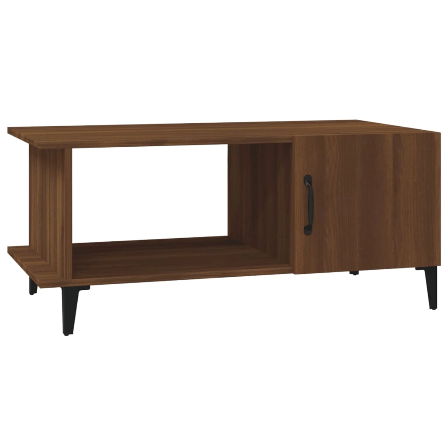 vidaXL Couchtisch Braun Eichen-Optik 90x50x40 cm Holzwerkstoff Modell 3 günstig online kaufen