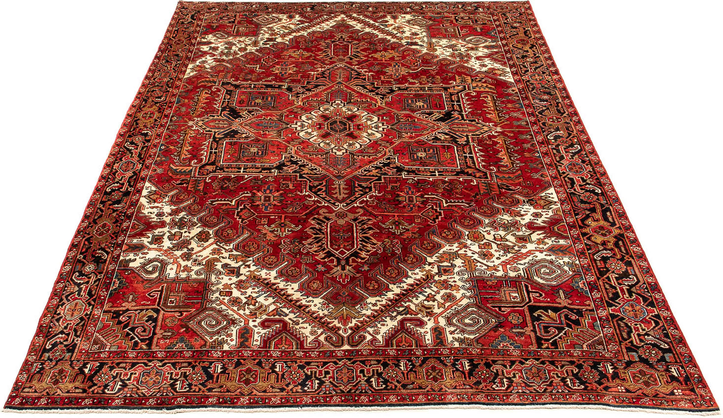 morgenland Orientteppich »Perser - Nomadic - 377 x 306 cm - dunkelrot«, rec günstig online kaufen