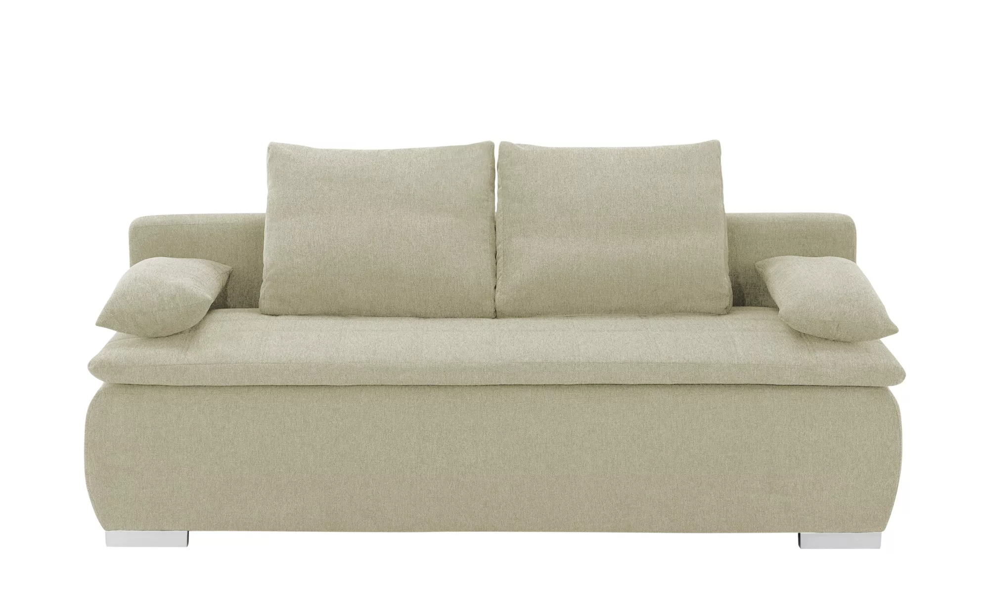 smart Schlafsofa  Leonie - beige - 198 cm - 92 cm - 90 cm - Polstermöbel > günstig online kaufen