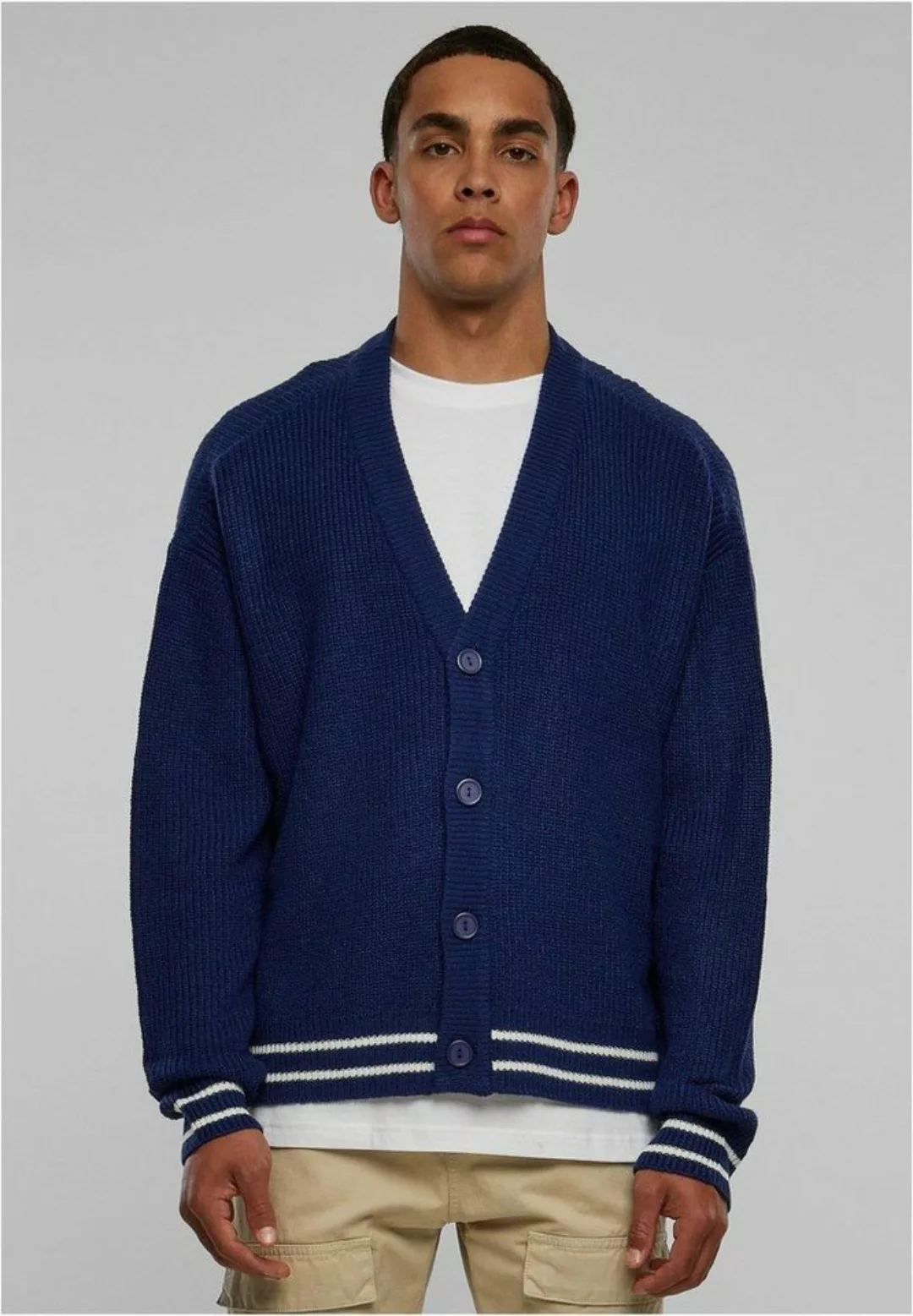 URBAN CLASSICS Strickjacke Urban Classics Herren Sporty Boxy Cardigan (1-tl günstig online kaufen