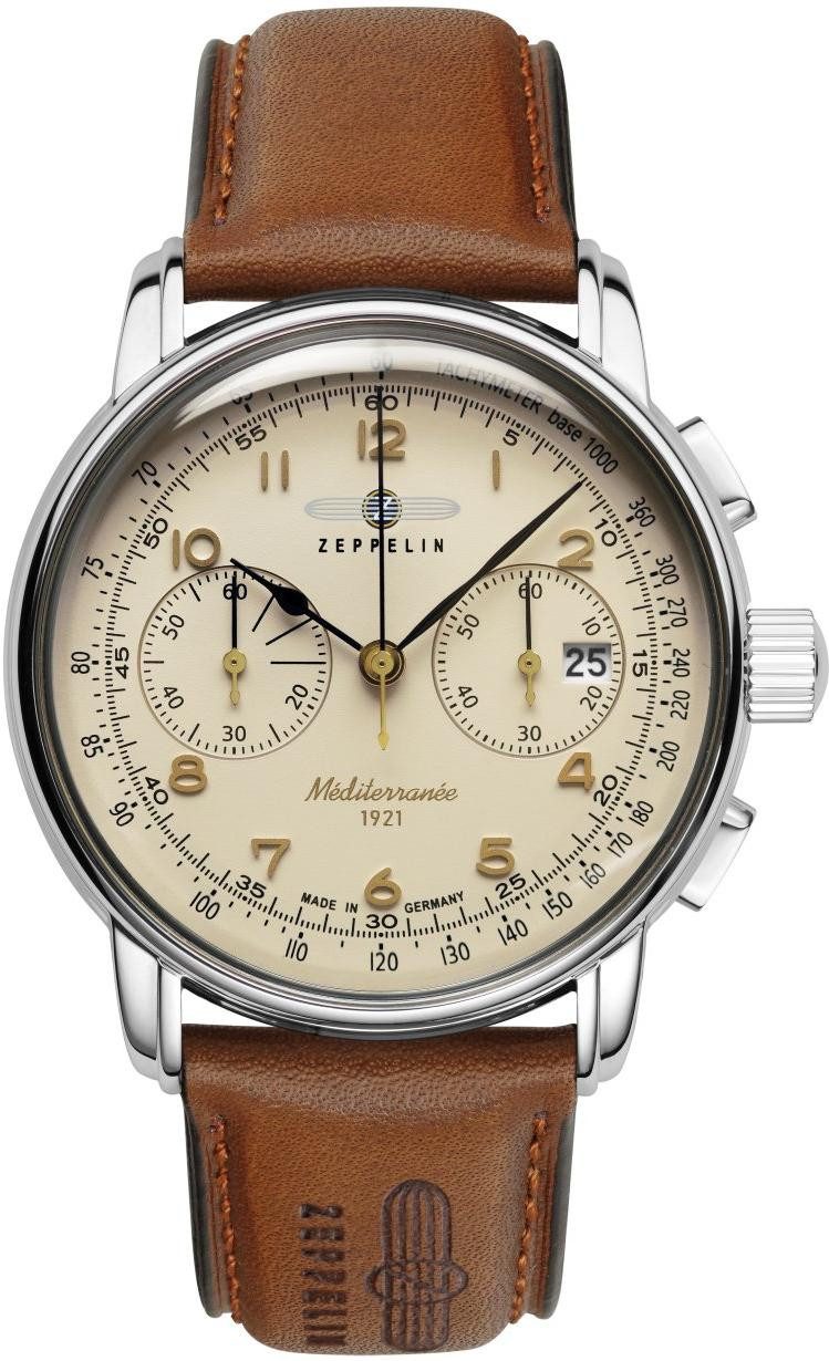 ZEPPELIN Chronograph Herrenuhr Mediterranee, Made in günstig online kaufen