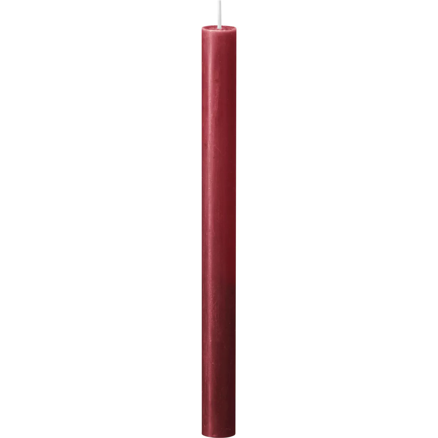 Bolsius Rustik-Kerze Shine Ø 2,3 cm x 27 cm Zartes Rot günstig online kaufen