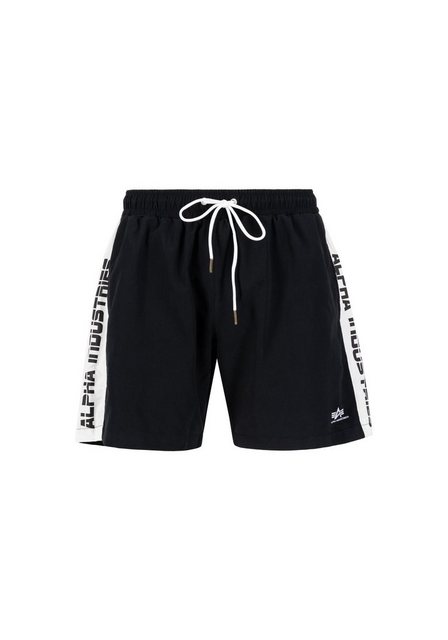 Alpha Industries Shorts Alpha Industries Men - Beachwear Printed Stripe Swi günstig online kaufen