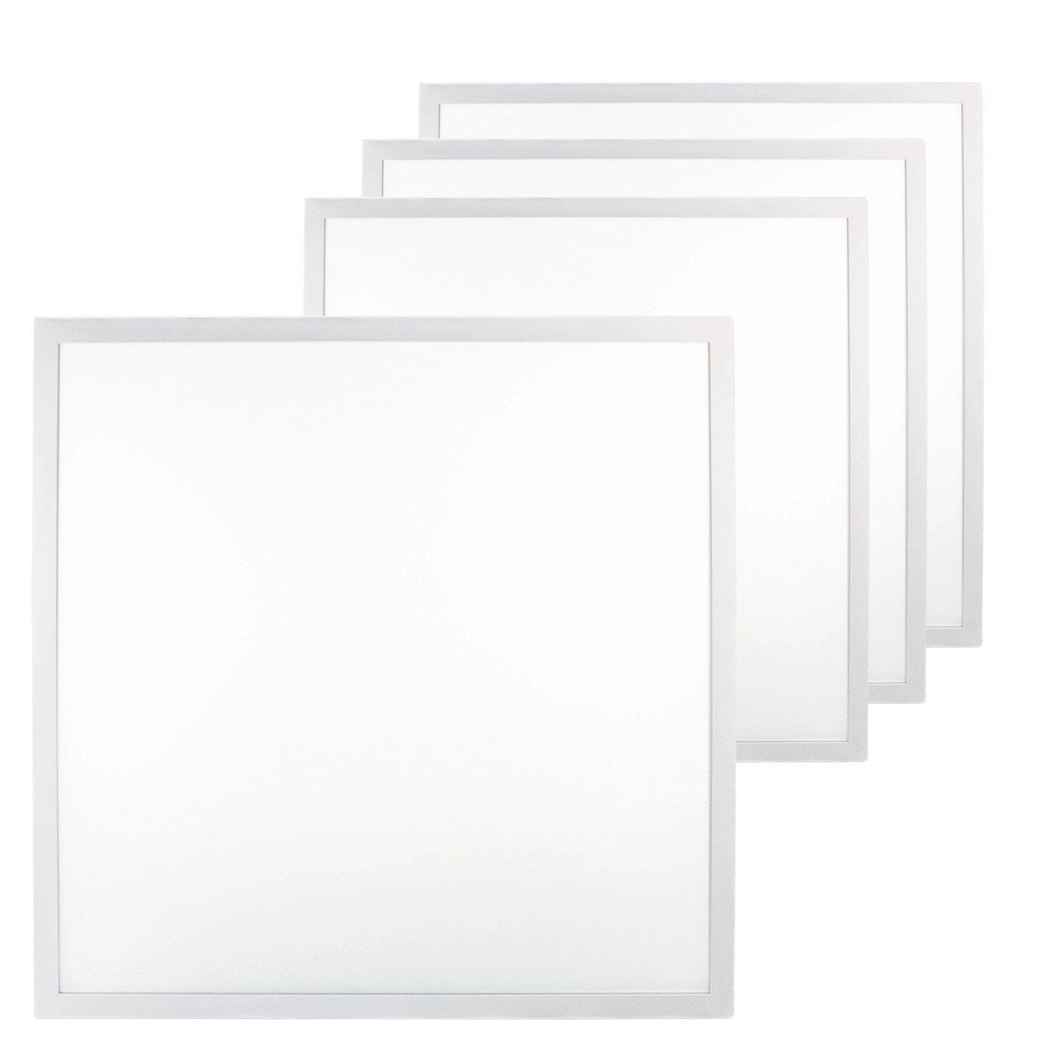 ENOVALITE 4er Pack LED Panel UGR Unter 19 62x62 cm Deckenleuchte 36W 3600Lm günstig online kaufen