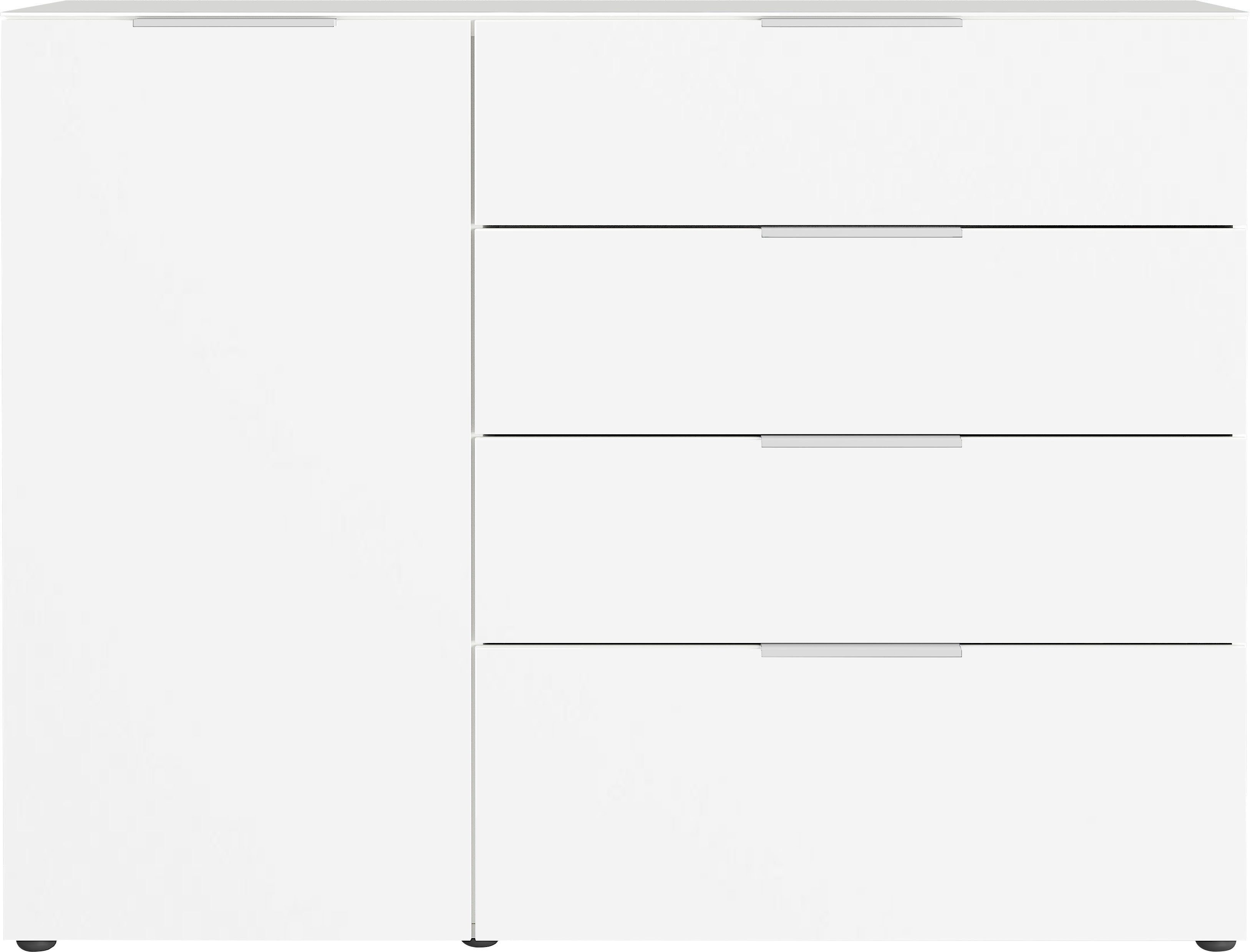 GERMANIA Sideboard "Oakland", in 2 Breiten, Fronten und Oberboden mit Glasa günstig online kaufen