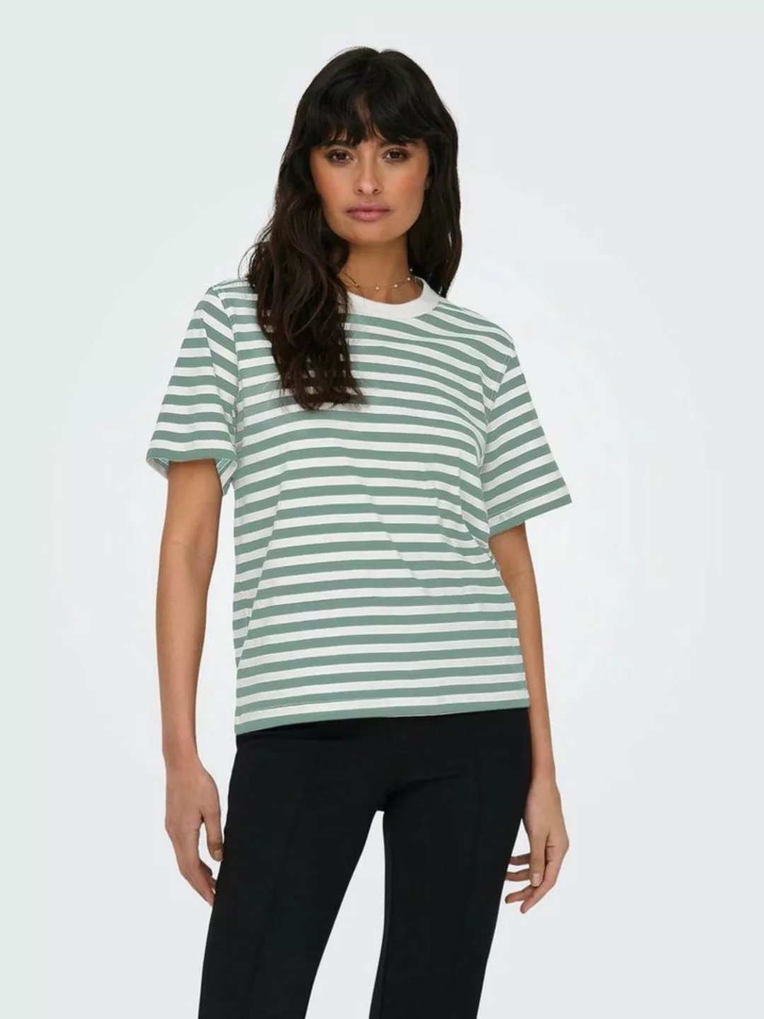 ONLY Kurzarmshirt ONLLIVINA S/S STRIPE TEE JRS NOOS günstig online kaufen