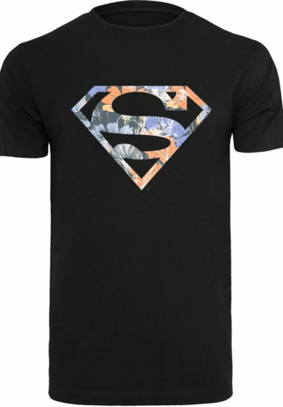 F4NT4STIC Kurzarmshirt F4NT4STIC Herren Superman Floral Logo 2 with T-Shirt günstig online kaufen