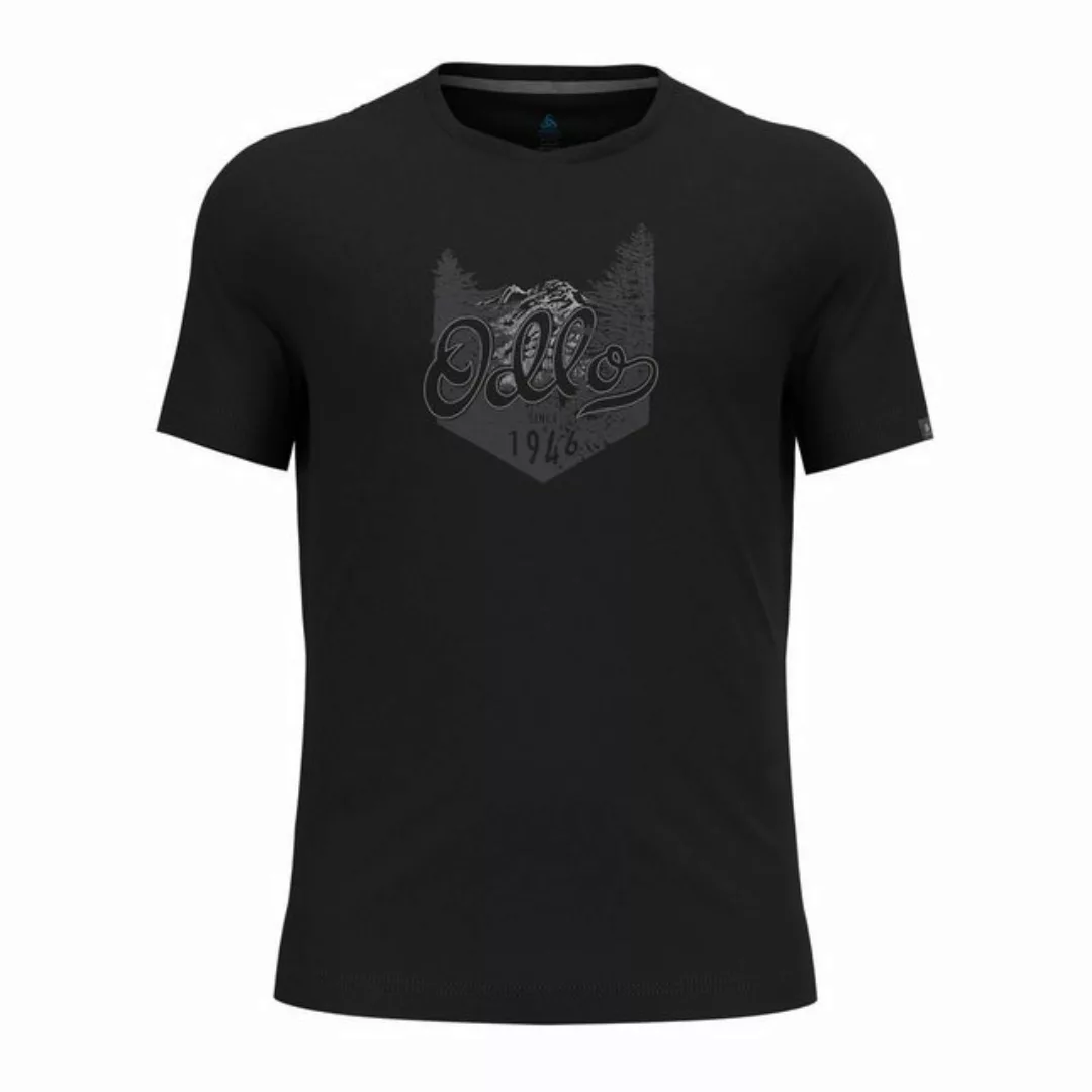 Odlo T-Shirt Nikko T-Shirt mit Logo-Print mit Waldlandschaftsprint günstig online kaufen