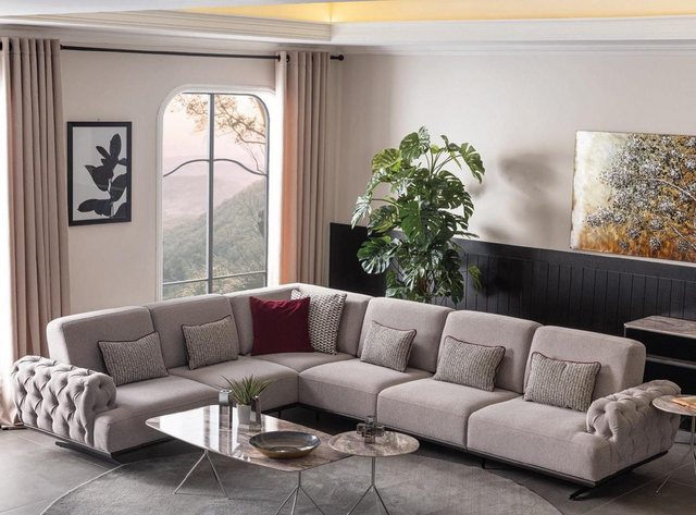 Xlmoebel Ecksofa Sofa mit Ecksitz Design Möbel Eckgarnitur Stoffbezug Eckco günstig online kaufen