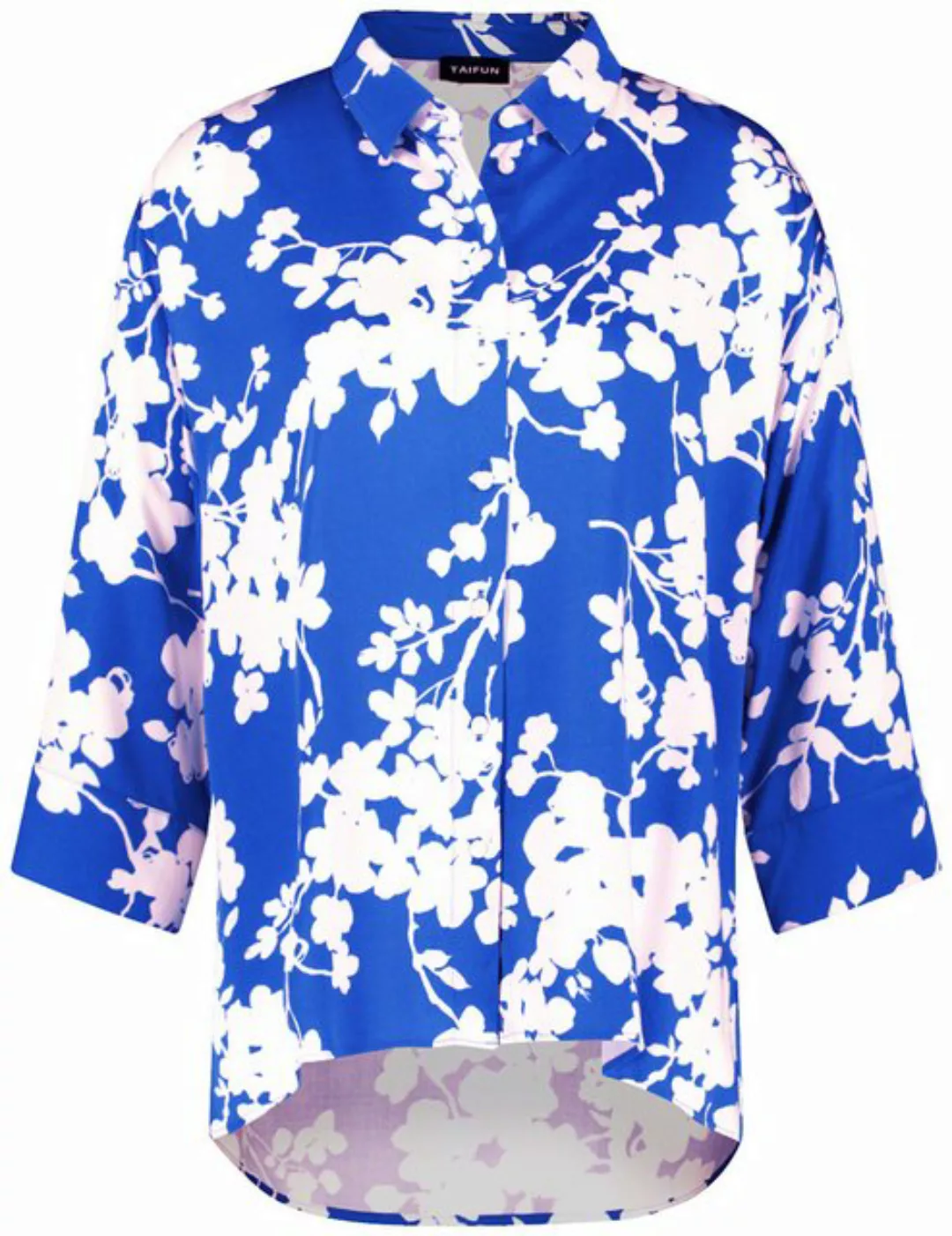 Taifun Klassische Bluse 3/4 Arm Bluse mit Floralprint günstig online kaufen