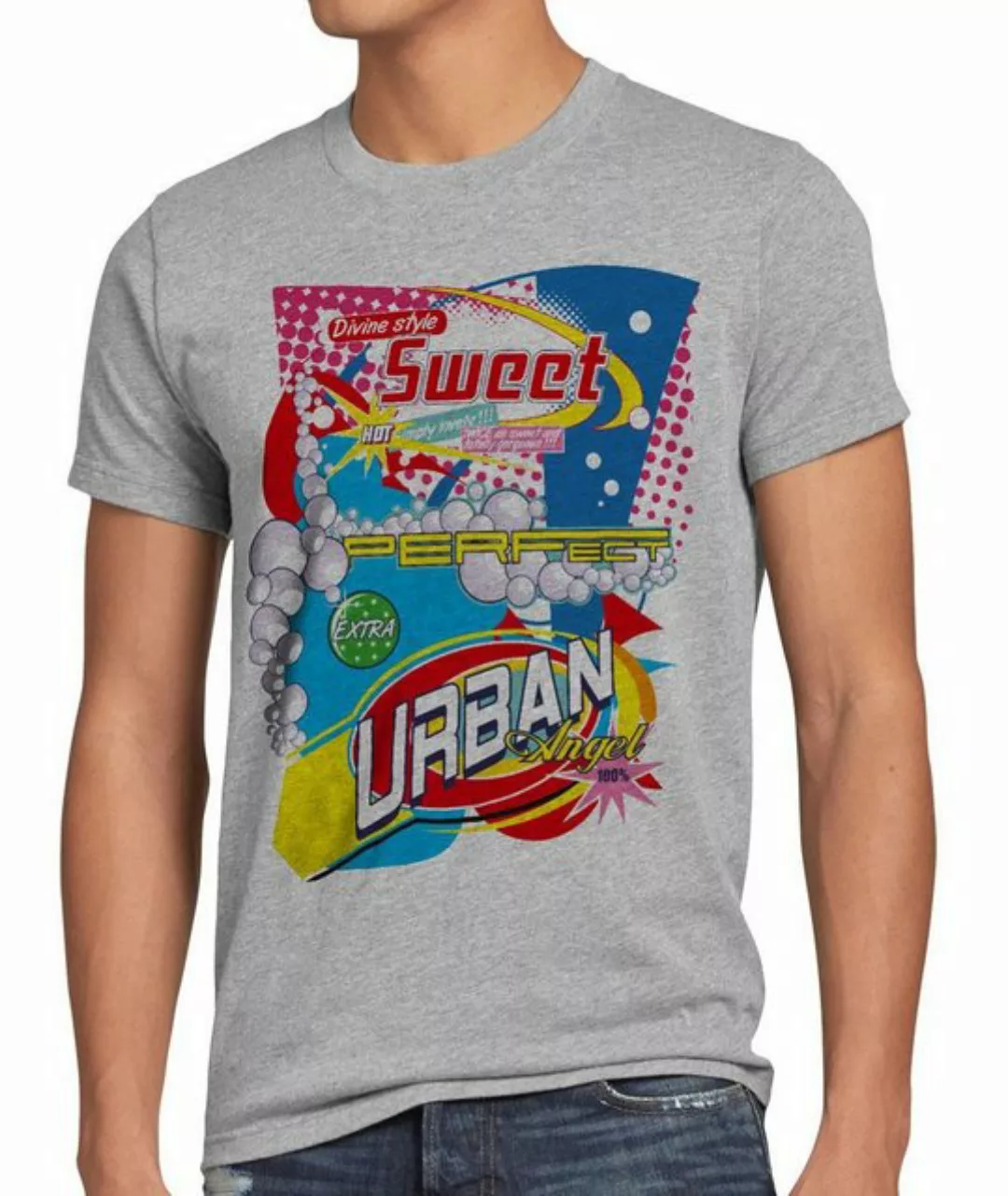 style3 Print-Shirt Herren T-Shirt Urban Art retro 80er bunt nein waschmitte günstig online kaufen