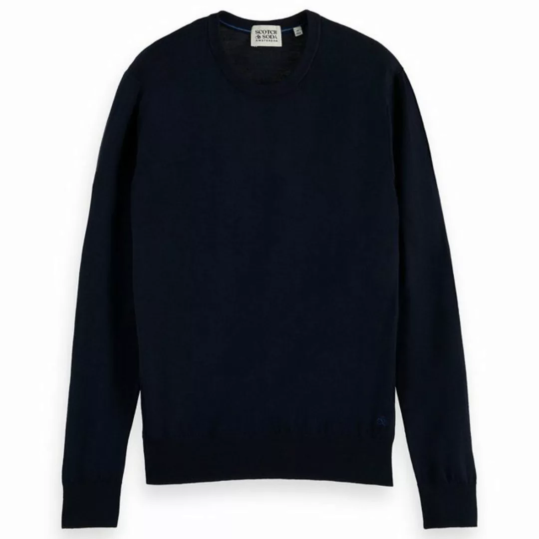 Scotch & Soda Wollpullover Crewneck aus Merino Wolle günstig online kaufen