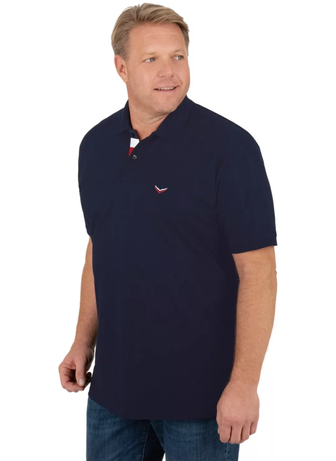 Trigema Poloshirt TRIGEMA Poloshirt mit maritimen Details (1-tlg) günstig online kaufen