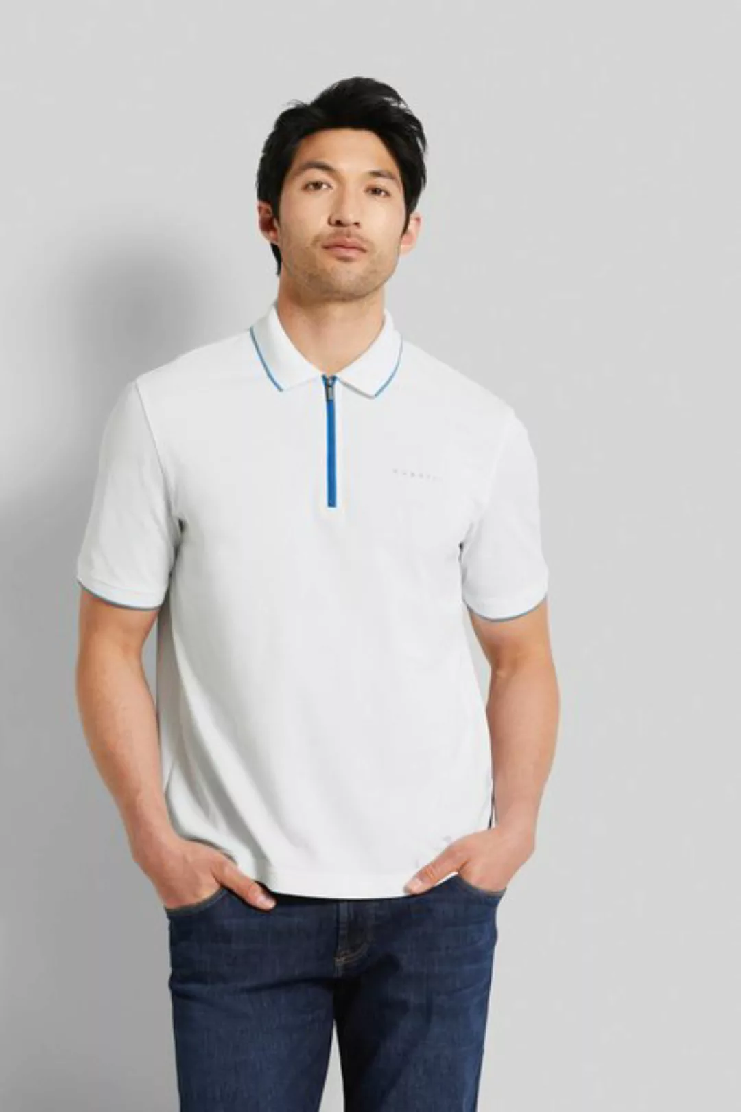 bugatti Poloshirt, mit Reißverschluss günstig online kaufen