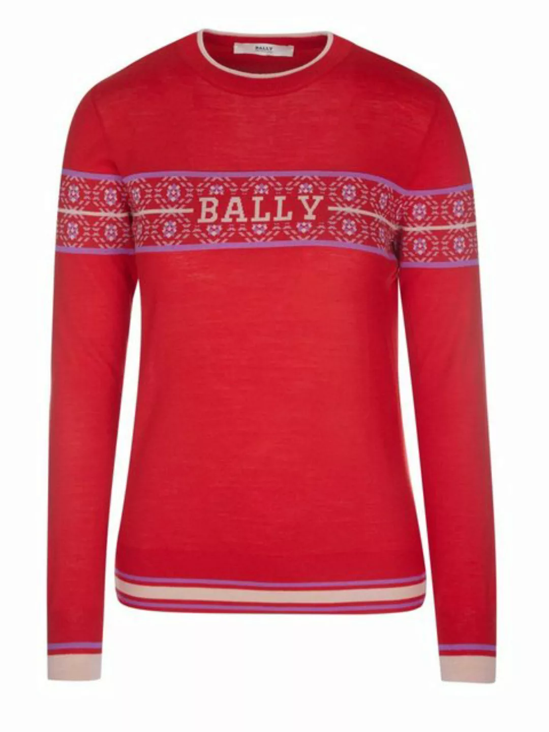 Bally Strickpullover Bally Pullover rot günstig online kaufen