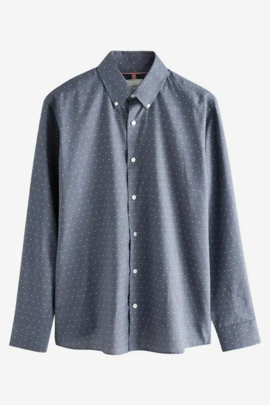 Next Langarmhemd Pflegeleichtes Button-Down-Oxford-Hemd (1-tlg) günstig online kaufen