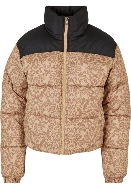 URBAN CLASSICS Winterjacke Urban Classics Damen Ladies AOP Retro Puffer Jac günstig online kaufen