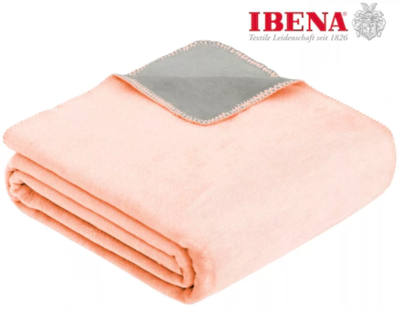 IBENA Wohndecke »Jacquard Decke Dublin«, in trendigen Pastellfarben günstig online kaufen