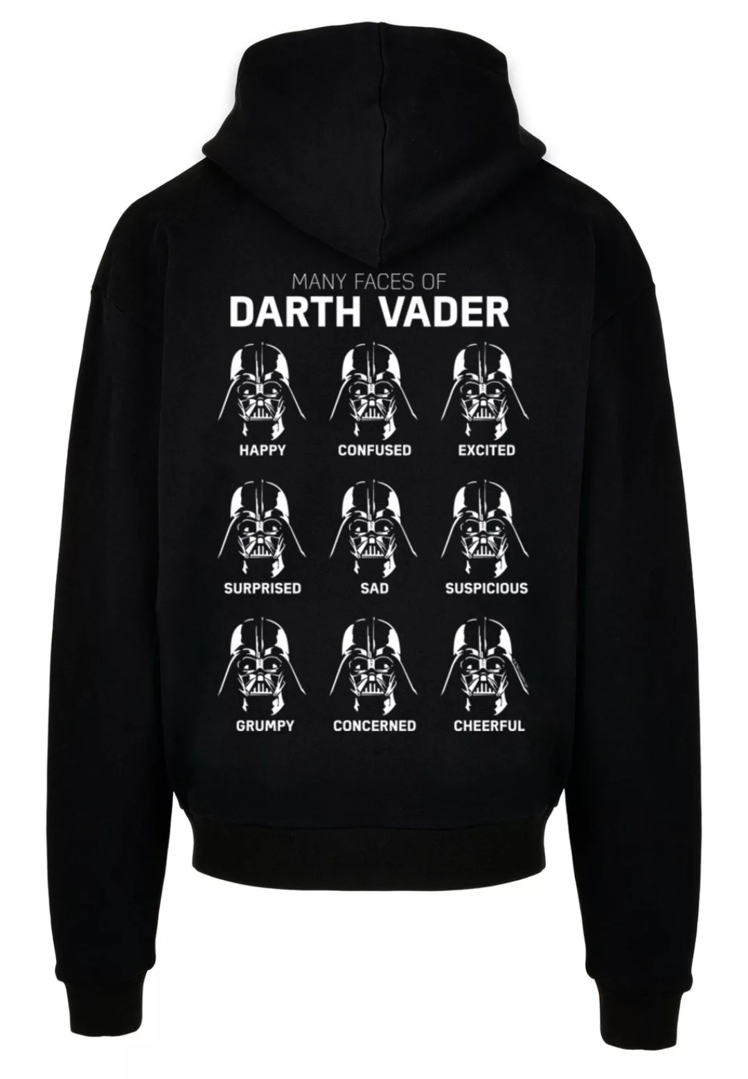 F4NT4STIC Kapuzenpullover "tar Wars The Many Faces Of Darth Vader" günstig online kaufen