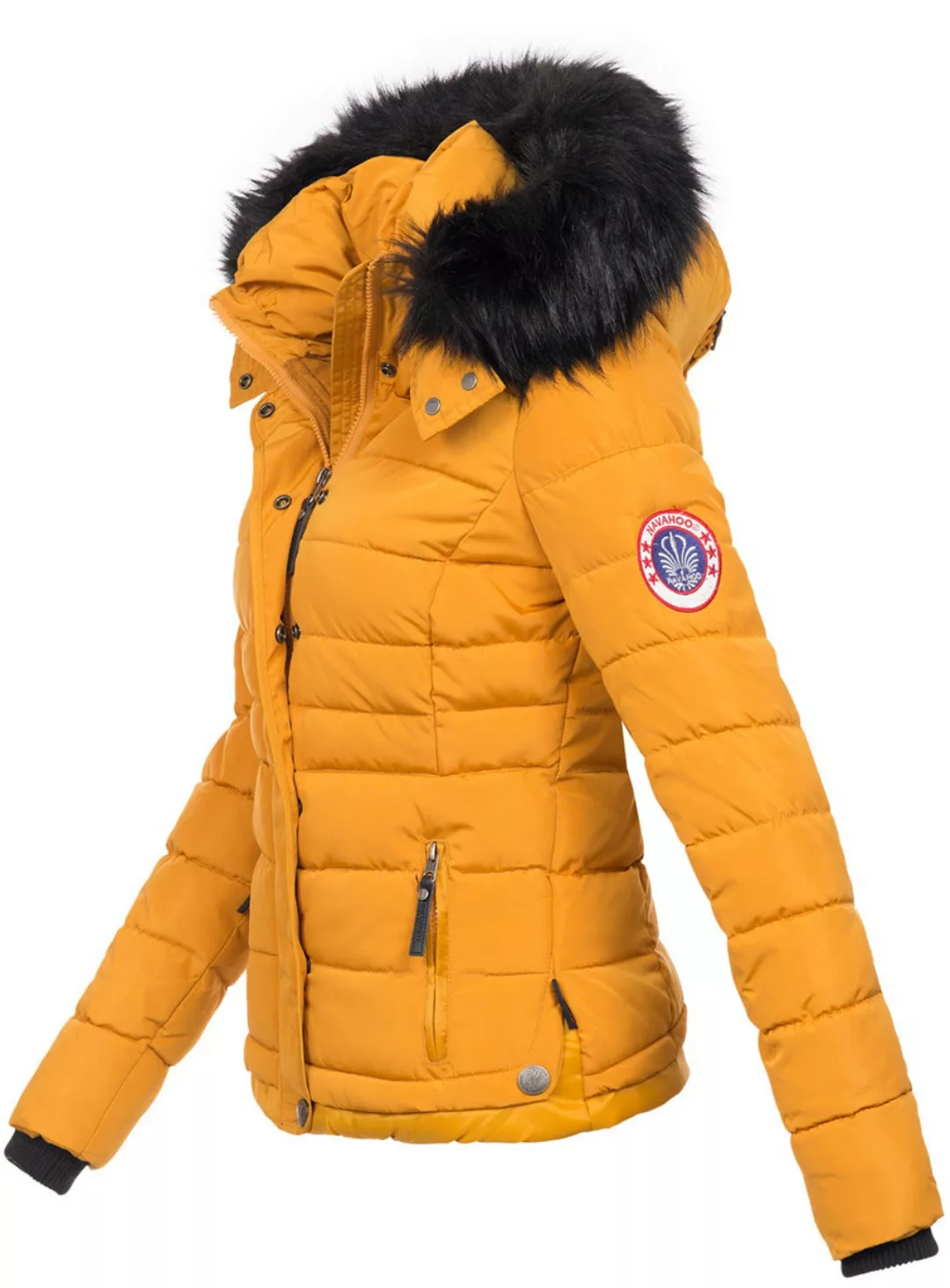 Navahoo Steppjacke "Chloe", hochwertige Winterjacke mit abnehmbarer Kapuze günstig online kaufen