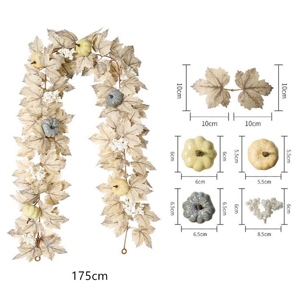 Kunstpflanze Herbst Maples Leaf Garland, künstliche günstig online kaufen