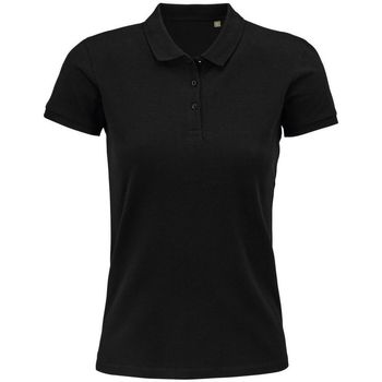 Sols  Poloshirt PLANET - POLO MUJER -100% algodón biológico color negro günstig online kaufen