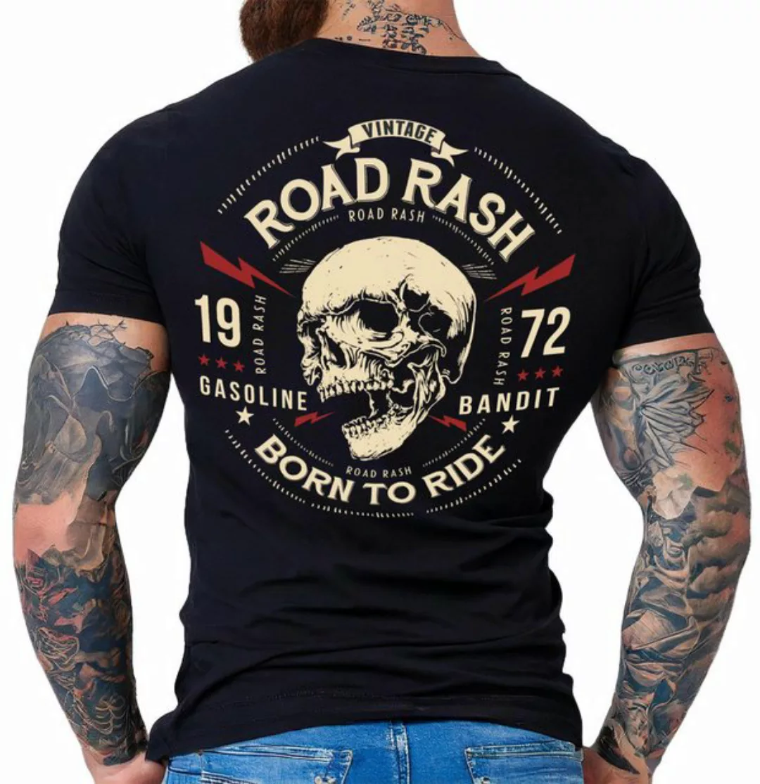 GASOLINE BANDIT® T-Shirt für Biker Racer Motorrad Fans: Road Rash günstig online kaufen