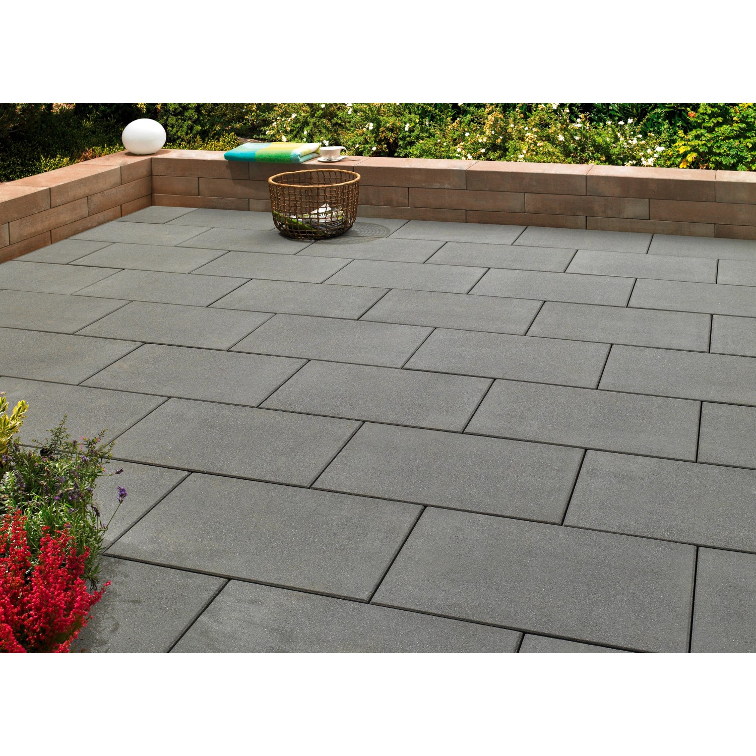 Kann Terrassenplatte Casavera Dunkelgrau Kugelgestrahlt 60 cm x 40 cm x 3,6 günstig online kaufen