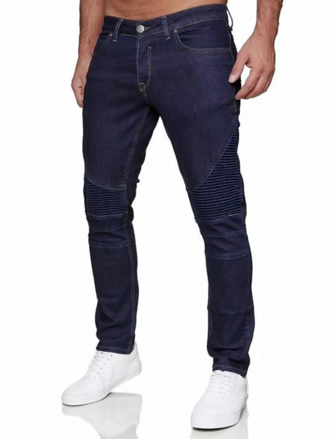 Tazzio Slim-fit-Jeans 16517 in cooler Biker-Optik günstig online kaufen