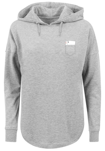 F4NT4STIC Kapuzenpullover Pocket with Cards Print günstig online kaufen