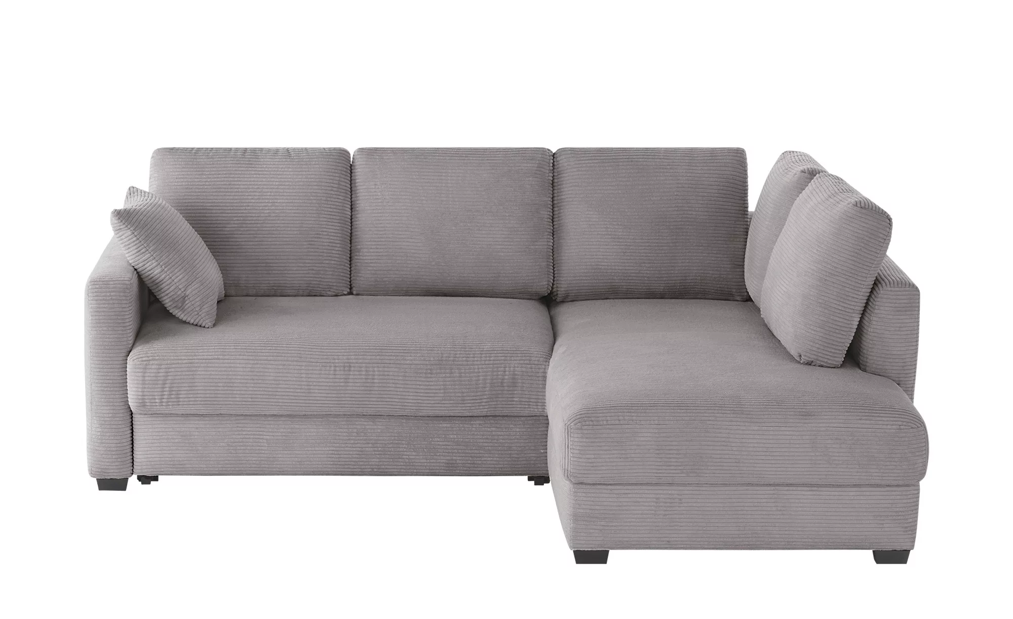 bobb Ecksofa mit Boxspringpolsterung  Lisa de Luxe ¦ grau ¦ Maße (cm): B: 2 günstig online kaufen