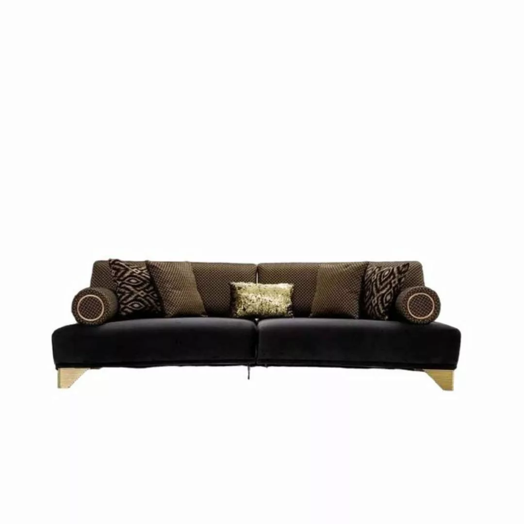 JVmoebel Sofa Dreisitzer Sofa Luxus Sofas Wohnzimmer Couch Stoff 260cm, Mad günstig online kaufen