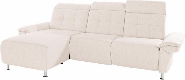 Places of Style Ecksofa "Manhattan L-Form", 2 Sitze mit elektrischer Relaxf günstig online kaufen