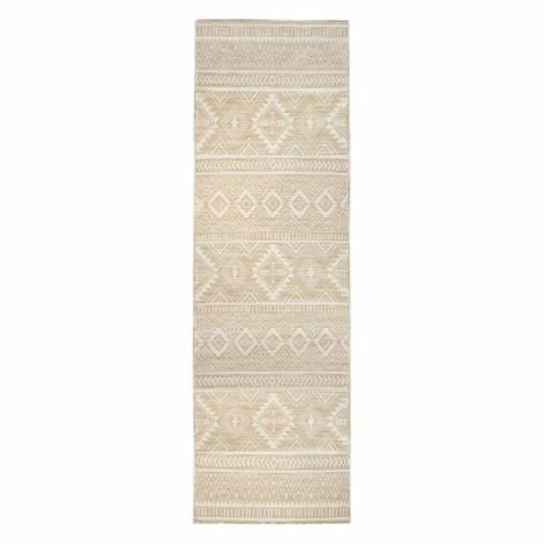 carpet city® Teppich Palm 3522 Beige beige Gr. 80 x 250 günstig online kaufen