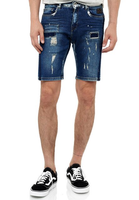 Rusty Neal Shorts "Navito", mit coolen Used-Details günstig online kaufen