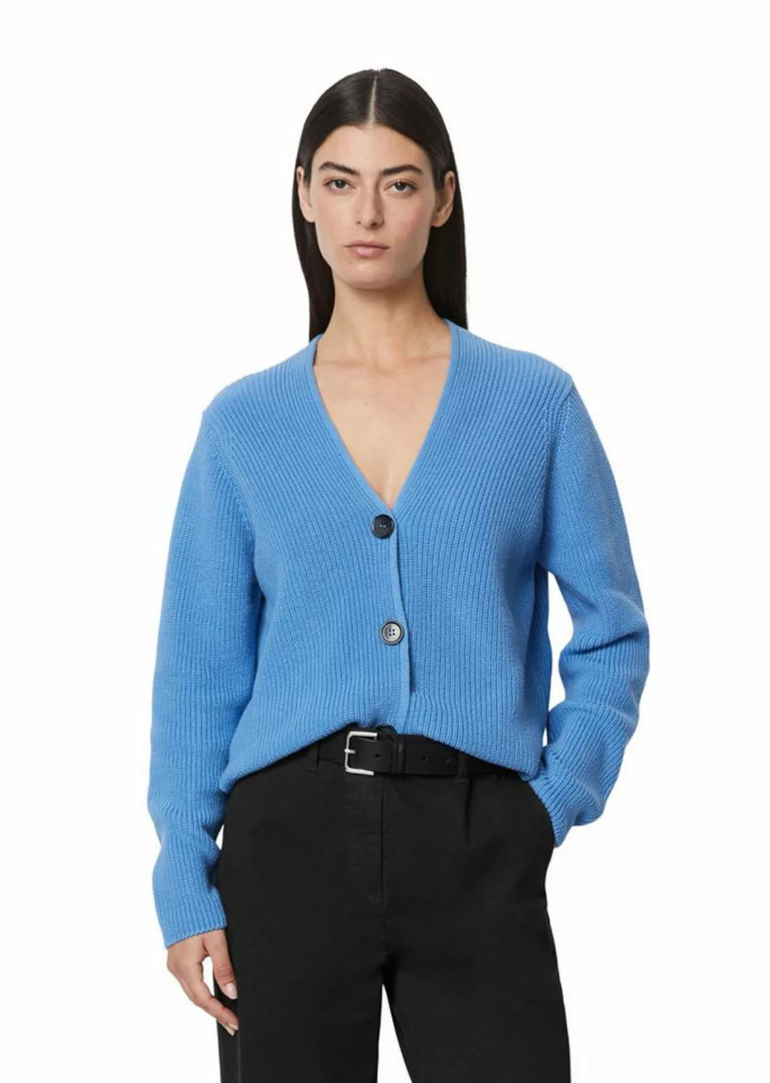 Marc O'Polo Cardigan aus Heavy-Weight-Organic-Cotton günstig online kaufen