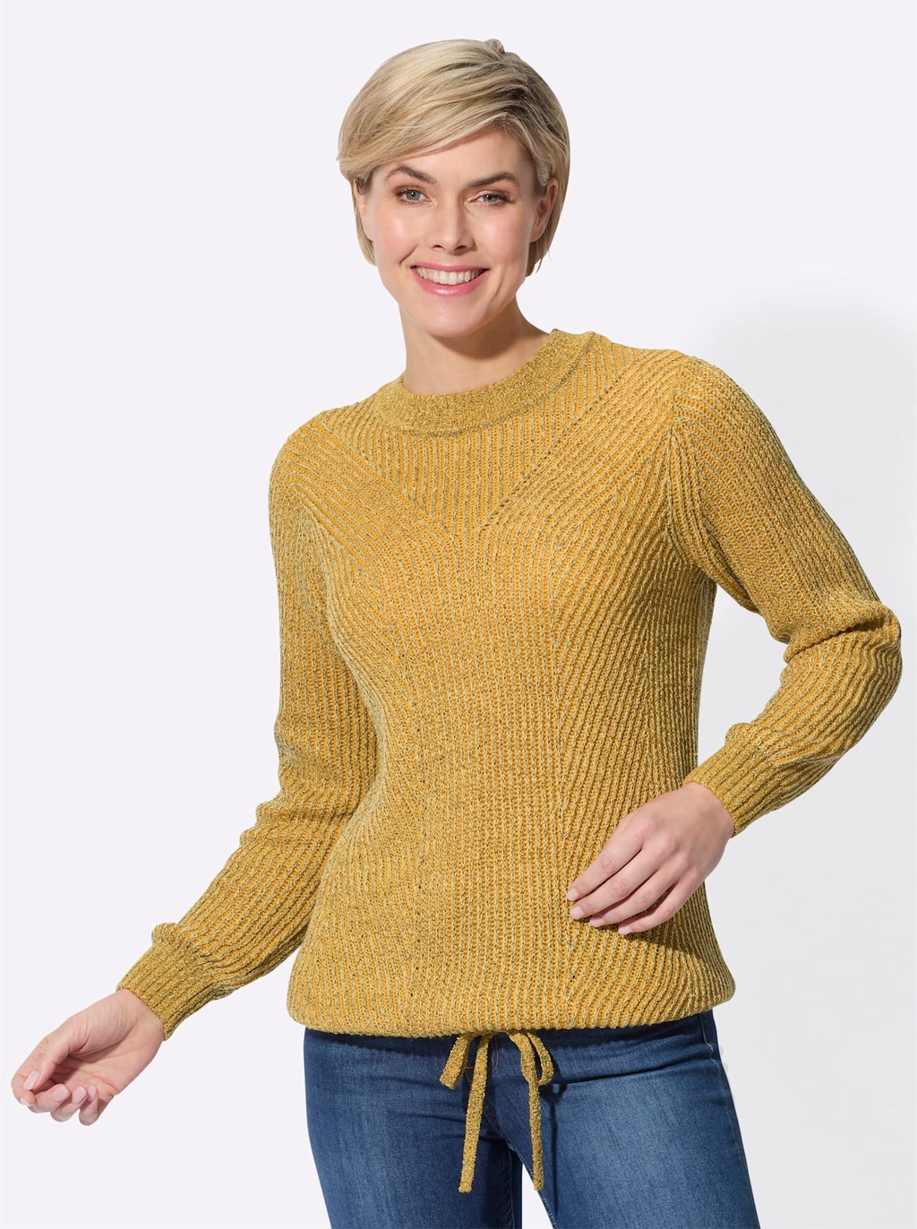 Classic Basics Rundhalspullover "Bouclé-Pullover" günstig online kaufen