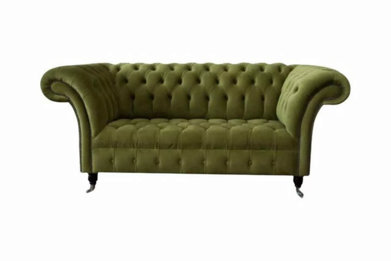 Xlmoebel Sofa Zweisitzer Polstercouch Chesterfield Grün Neu, Hergestellt In günstig online kaufen