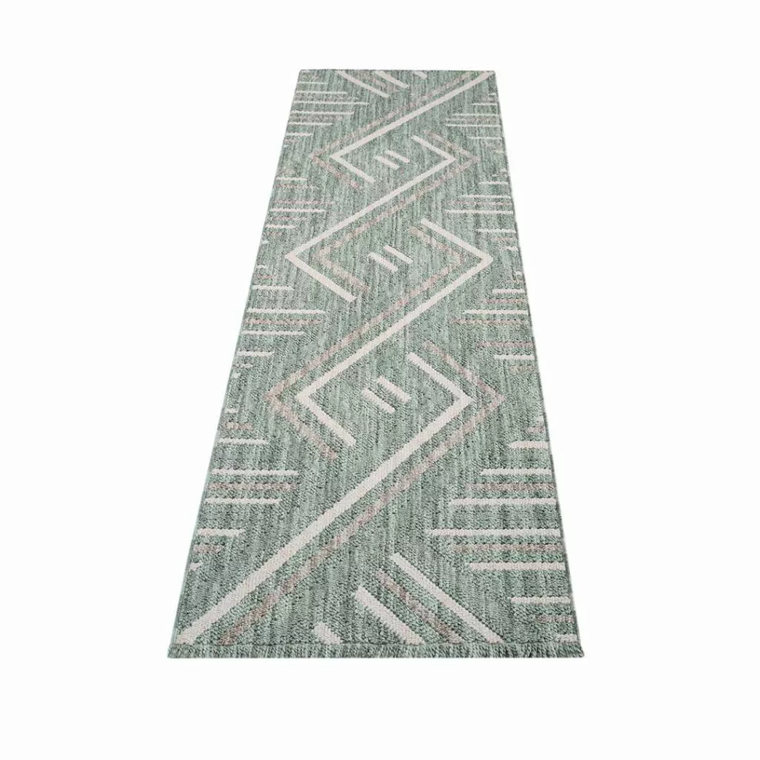 Carpet City Teppich »LINDO 7590«, rechteckig, 11 mm Höhe, Kurzflor, Hochtie günstig online kaufen