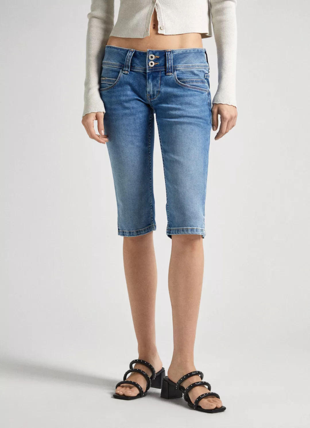 Pepe Jeans Slim-fit-Jeans Shorts SLIM CROP LW günstig online kaufen