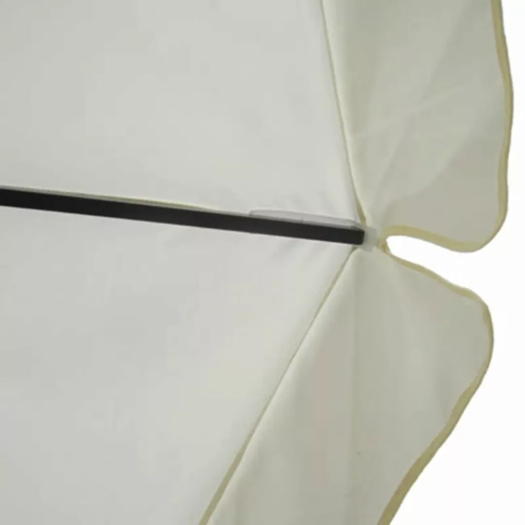 Sonnenschirm Weiß 500 Cm Aluminium günstig online kaufen