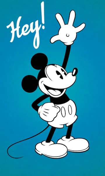 Komar Vliestapete »Digitaldruck Vlies - Mickey - Hey - Größe 120 x 200 cm«, günstig online kaufen