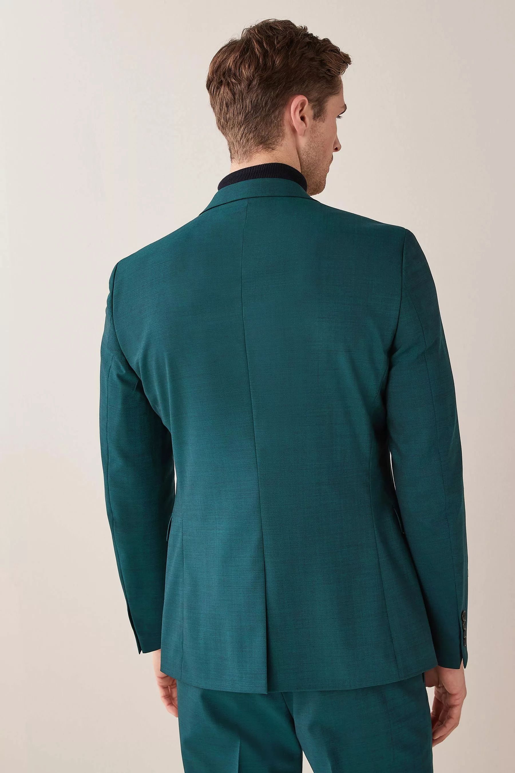 Next Baukastensakko Stretchanzug aus Wollgemisch: Skinny günstig online kaufen